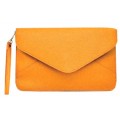180835 - 15 COLORS LEATHER CLUTCH BAG (15 COLORS)